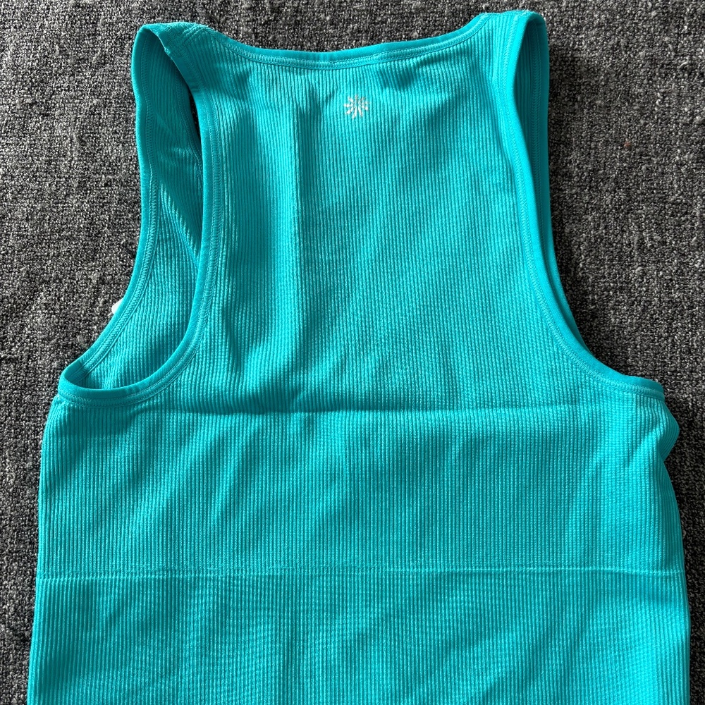 Athleta aurora seamless crop rib tank top - Picture 4 of 4